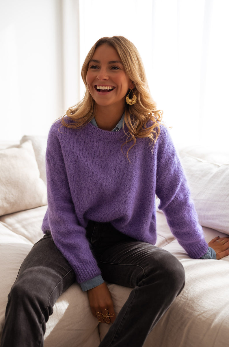 Jacob Purple Sweater Easy Clothes North America